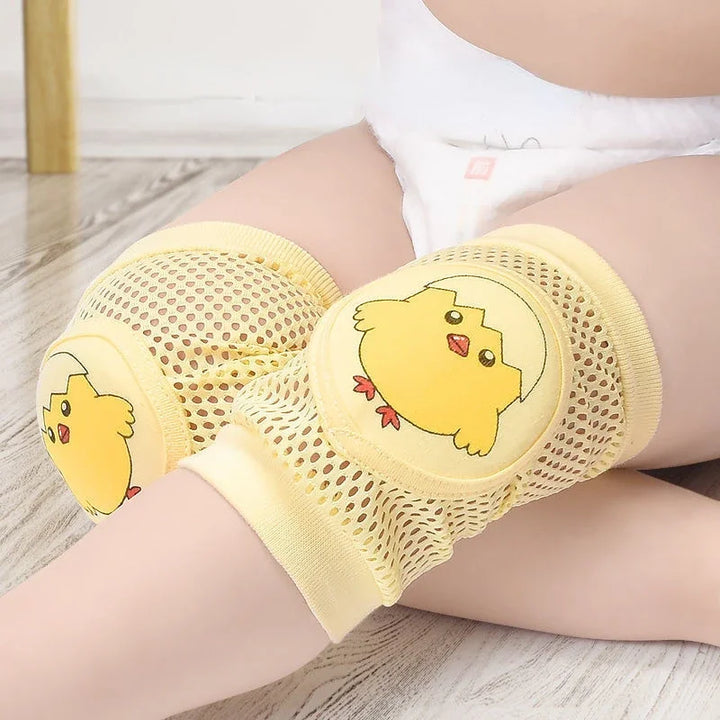 Cartoon Baby Knee Pads – Breathable Mesh