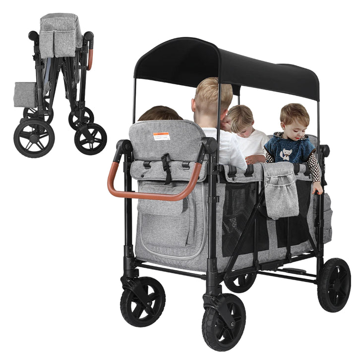 Foldable Portable Baby Stroller with Adjustable Handle
