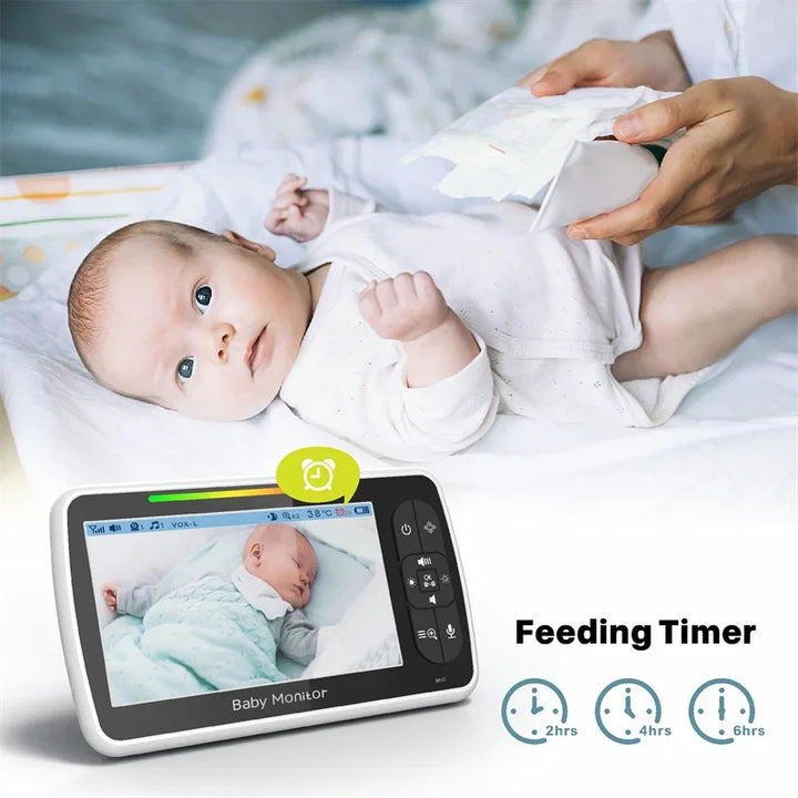 Babystar 5" Video Baby Monitor with PTZ Camera
