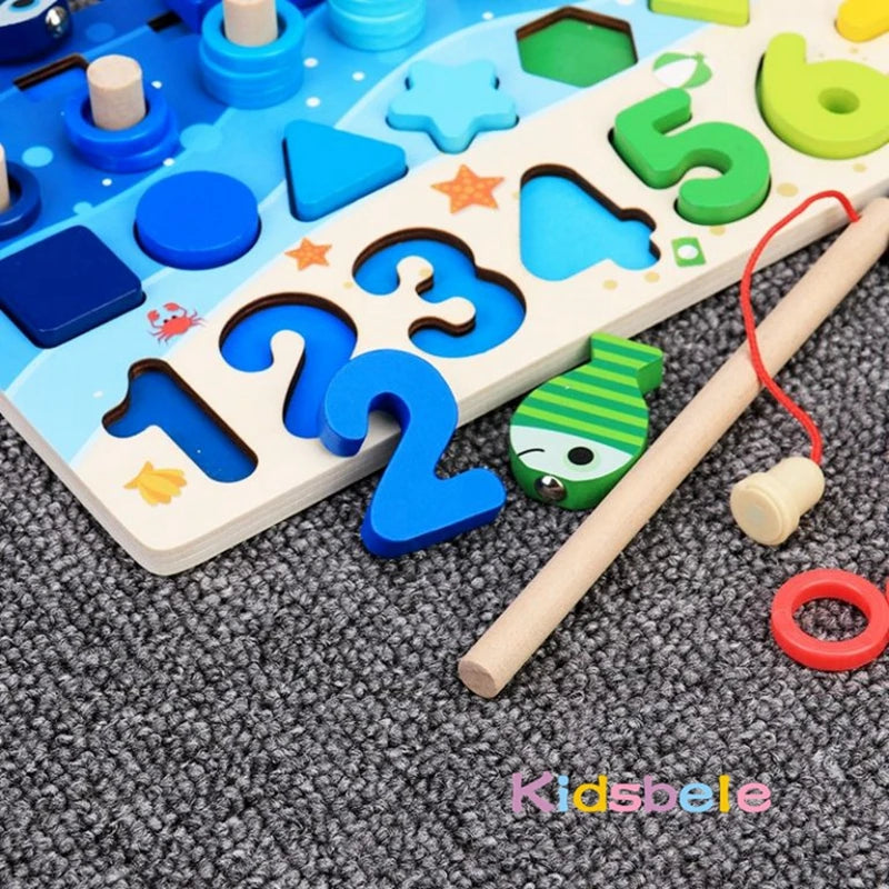 Montessori Wooden Math Puzzle Toy