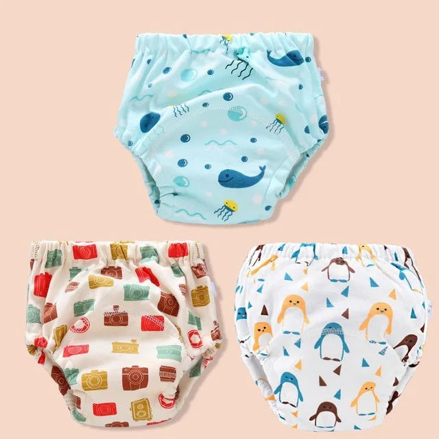 Reusable Baby Training Pants Cotton Nappy
