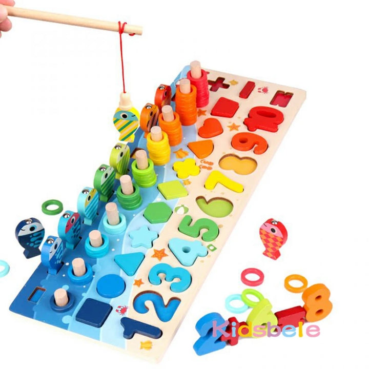 Montessori Wooden Math Puzzle Toy