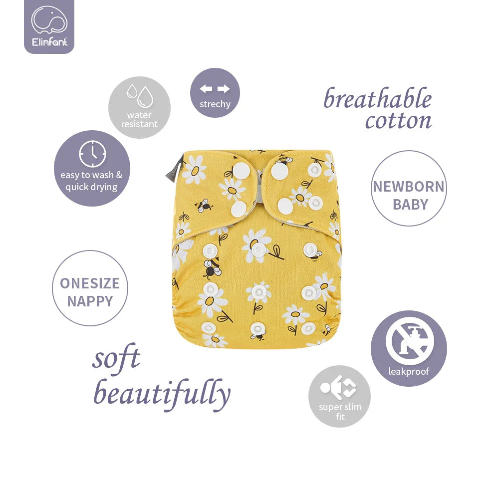 Newborn Suede Adjustable Cloth Diapers
