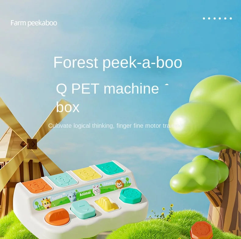 Montessori Pop-Up Animal Learning Toy