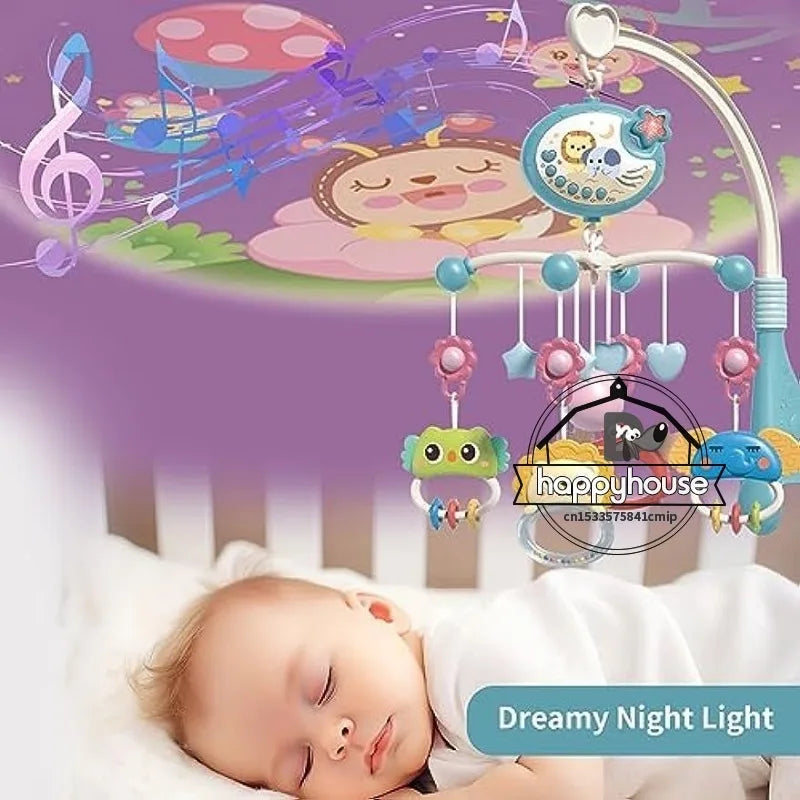 Musical Baby Crib Mobile with Projection & Remote