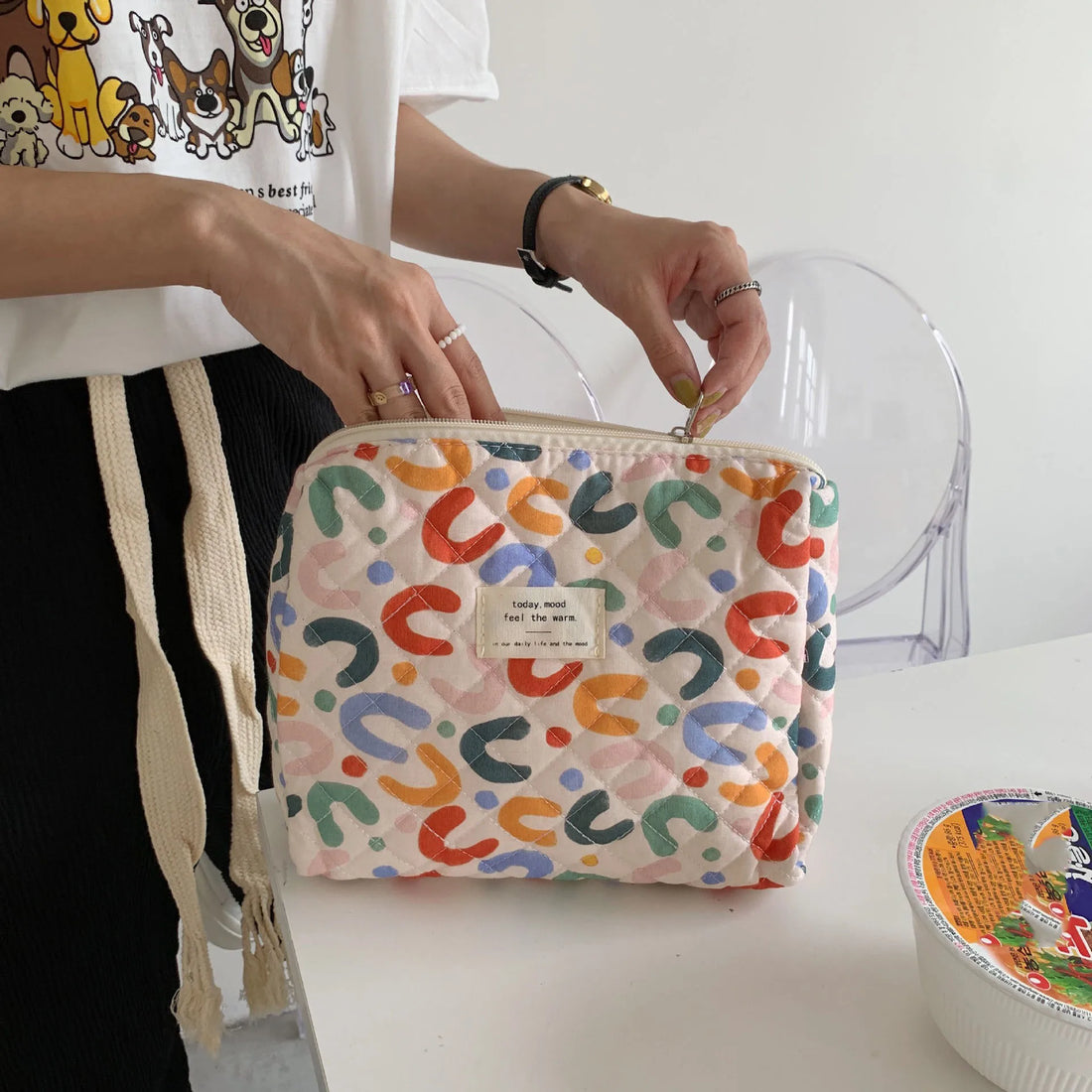 Cartoon Print Baby Diaper Bag