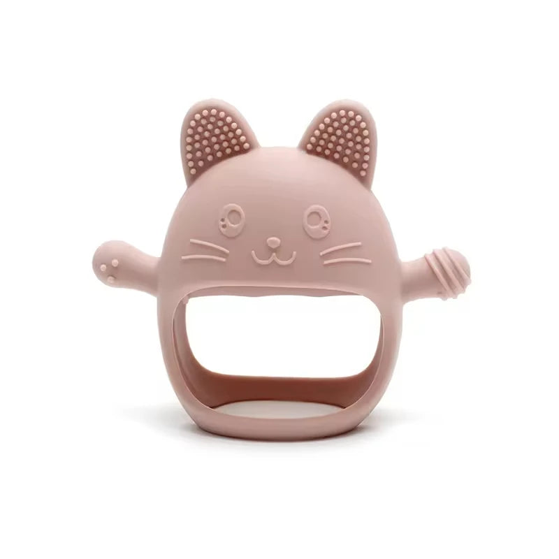 1PC Animal-Shaped Silicone Teething Glove – BPA-Free Baby Toy