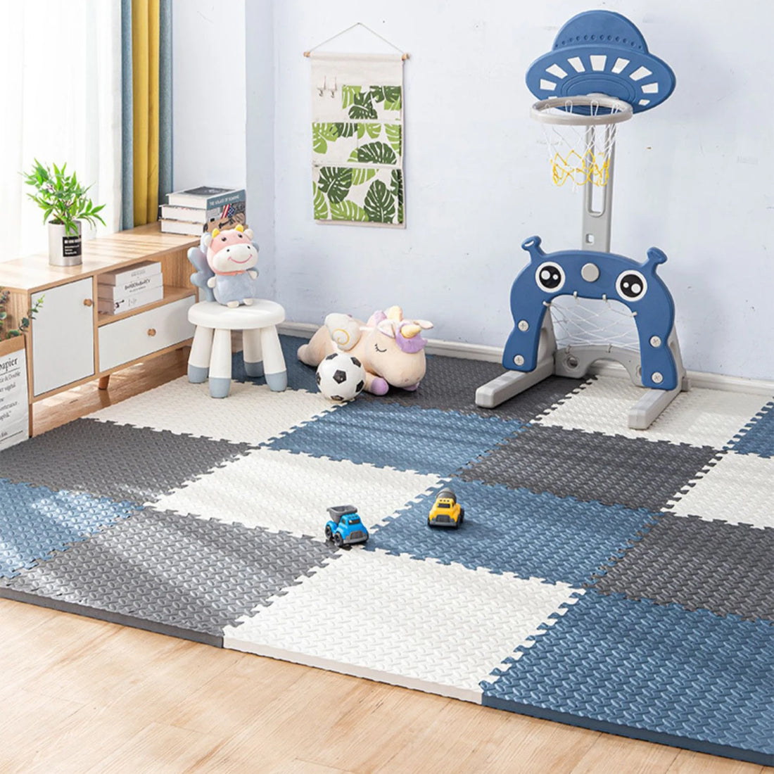 Foam Puzzle Play Mat for Kids – Interlocking Tiles