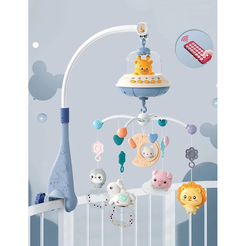 Musical Baby Crib Mobile with Projection & Remote