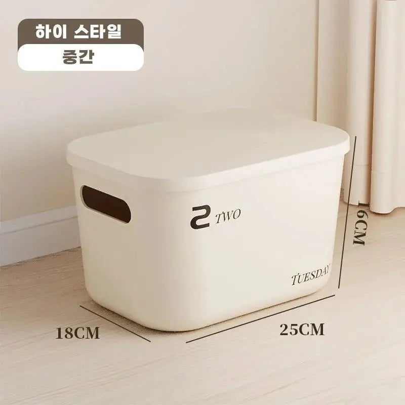 INS Style Storage Box with Lid – Dustproof Organizer