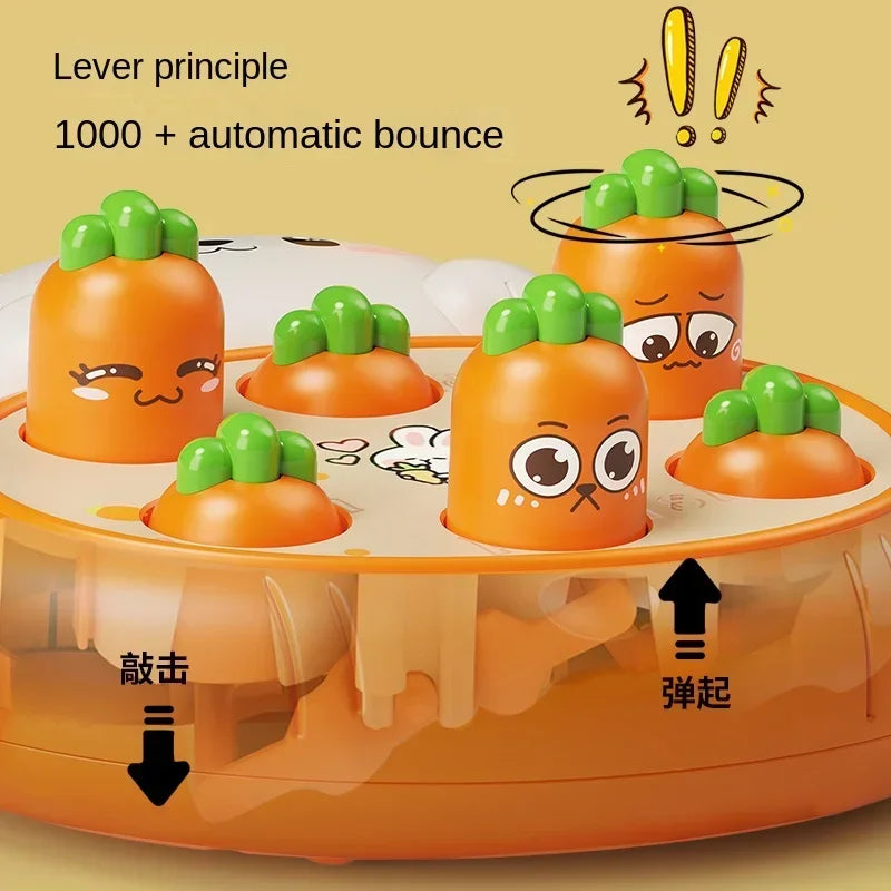 Cartoon Montessori Animal Knocking Game Toy