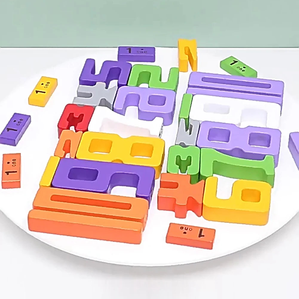 Number Stacking Blocks Montessori Toy