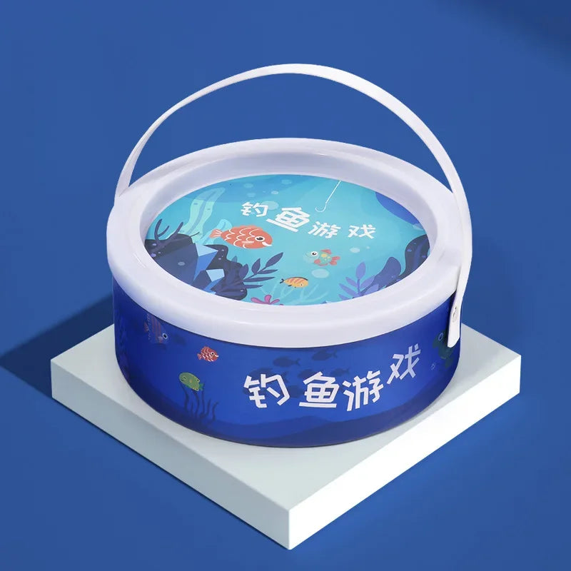 Montessori Wooden Fishing Toy – Marine Life Game
