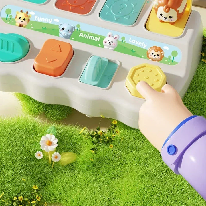 Montessori Pop-Up Animal Learning Toy