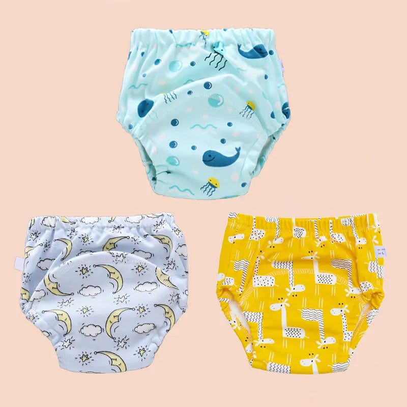 Reusable Baby Training Pants Cotton Nappy