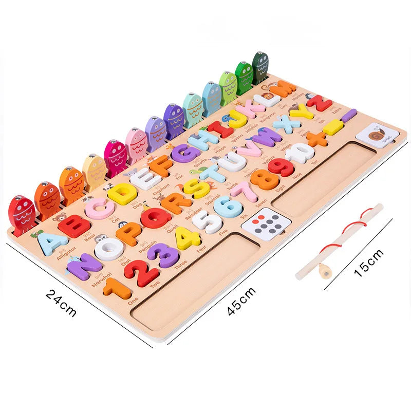 Montessori Wooden Math Puzzle Toy