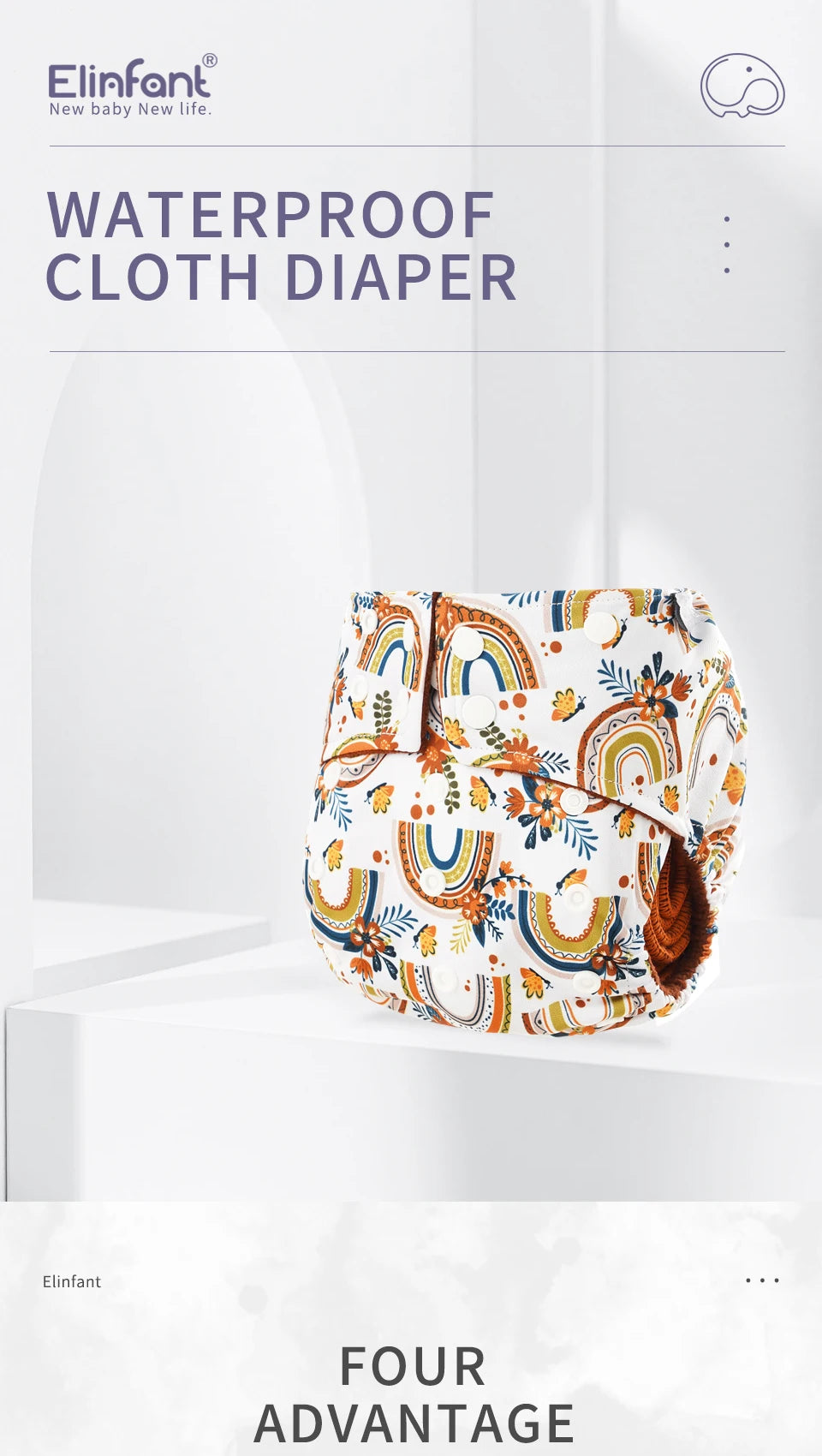 Eco-Friendly Adjustable One-Size Cloth Diape