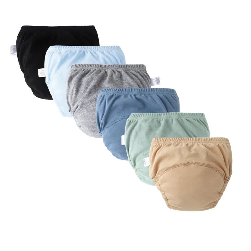 3/6Pcs Washable Baby Training Pants