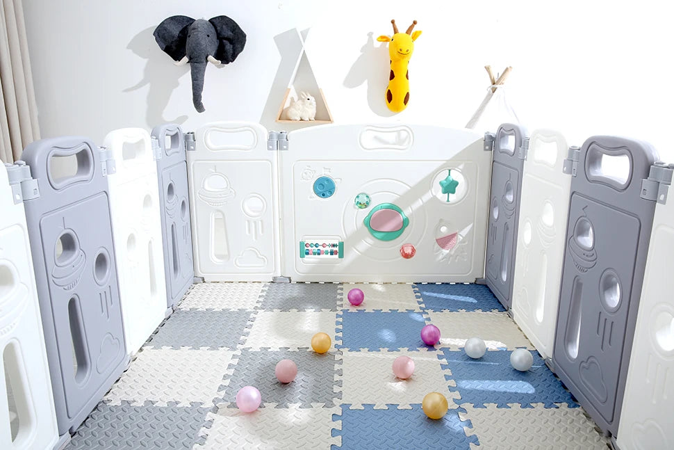Foam Puzzle Play Mat for Kids – Interlocking Tiles