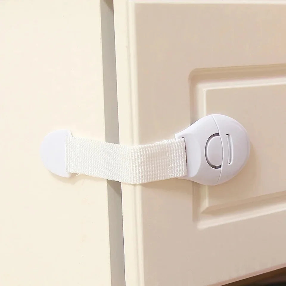 10PCS Baby Safety Latches – Multifunctional Drawer & Cabinet Locks