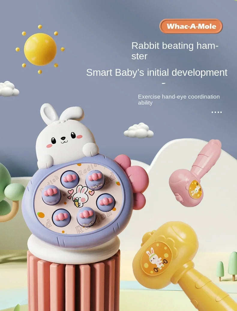 Cartoon Montessori Animal Knocking Game Toy