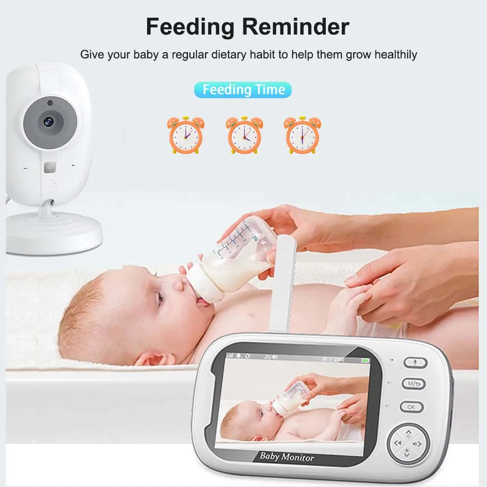 3.5" Video Baby Monitor with Night Vision