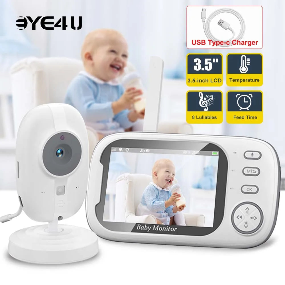 3.5" Video Baby Monitor with Night Vision