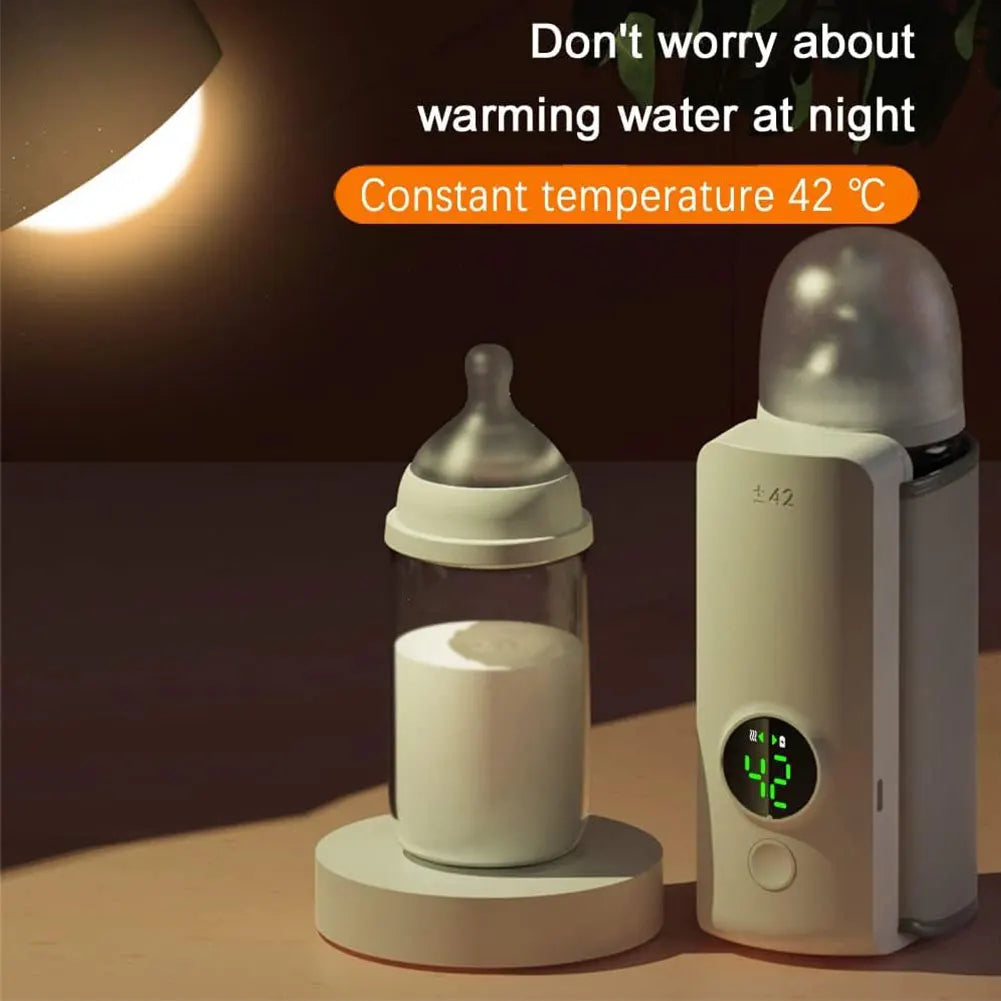 Cordless Rechargeable Milk Warmer – Travel Baby Bottle Heater