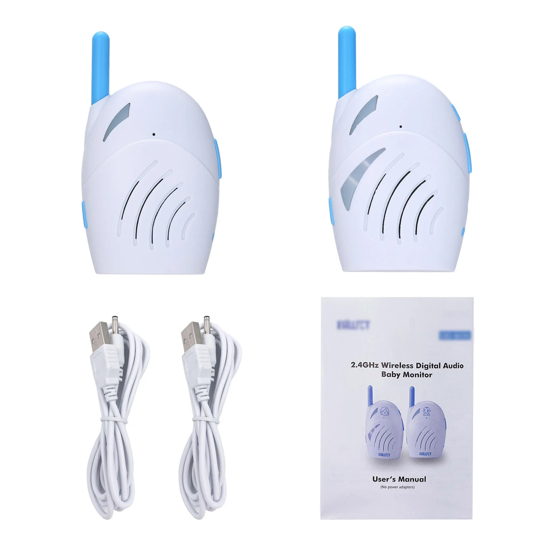 Portable 2.4GHz Wireless Baby Monitor – Two-Way Audio & Cry Detection
