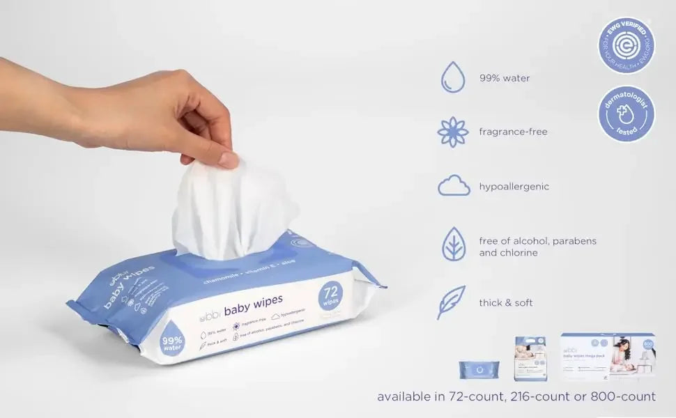 Fragrance-Free Hypoallergenic Baby Wipes