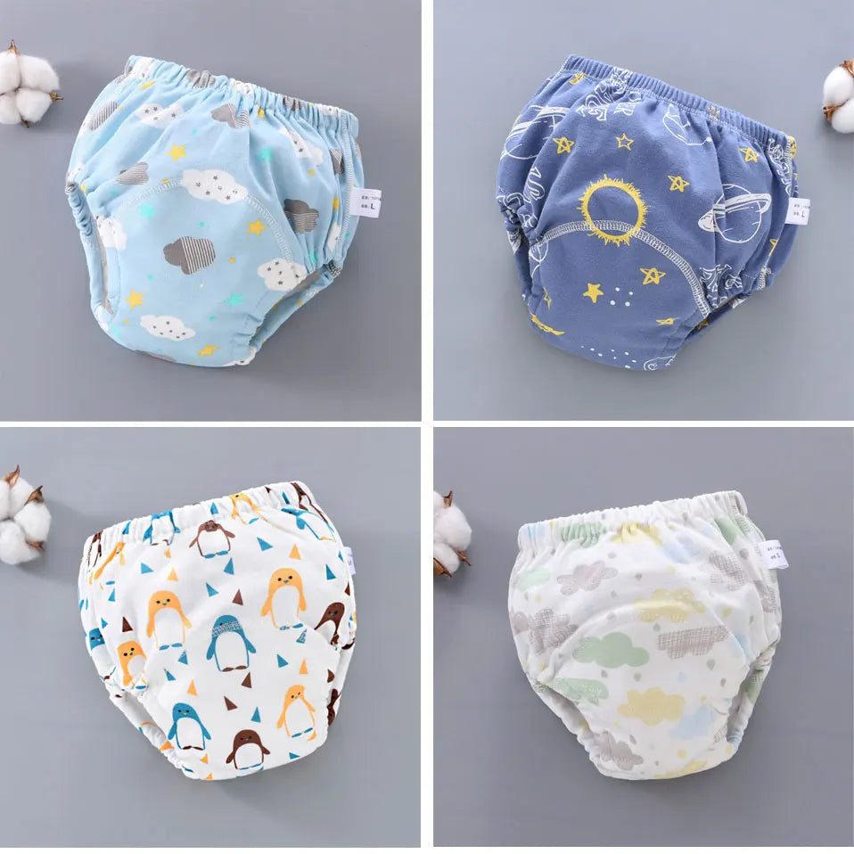 Reusable Baby Training Pants Cotton Nappy