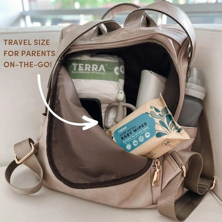 Biodegradable Bamboo Baby Wipes – Travel Pack