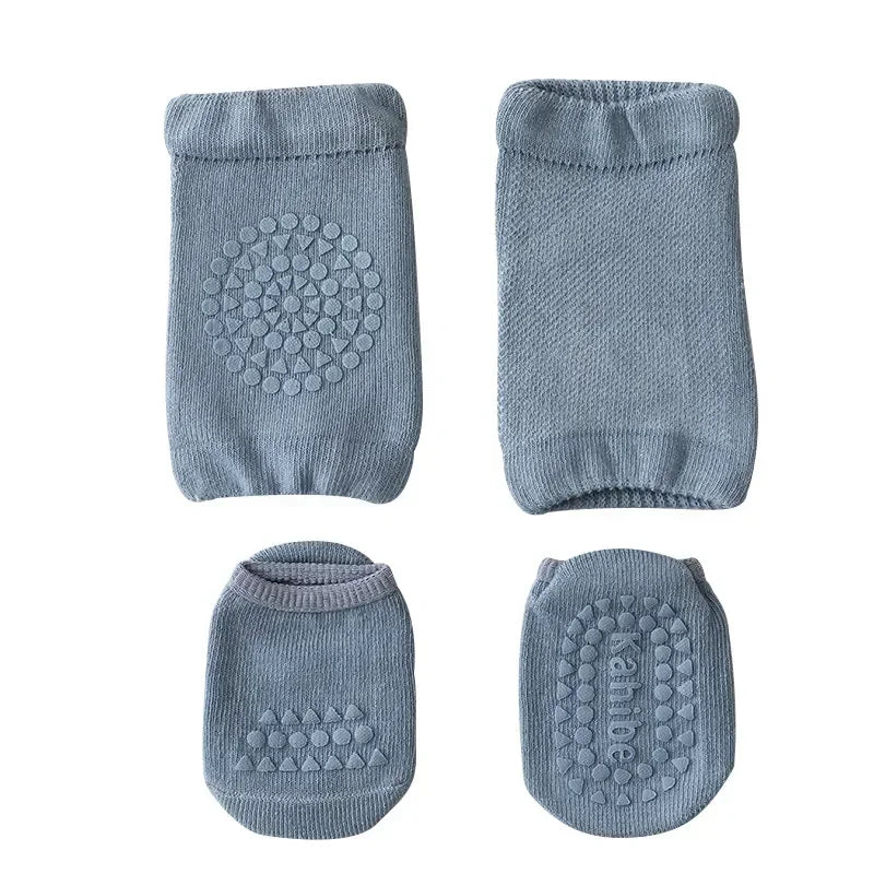 Baby Crawling Safety Set – Knee Pads & Anti-Slip Socks