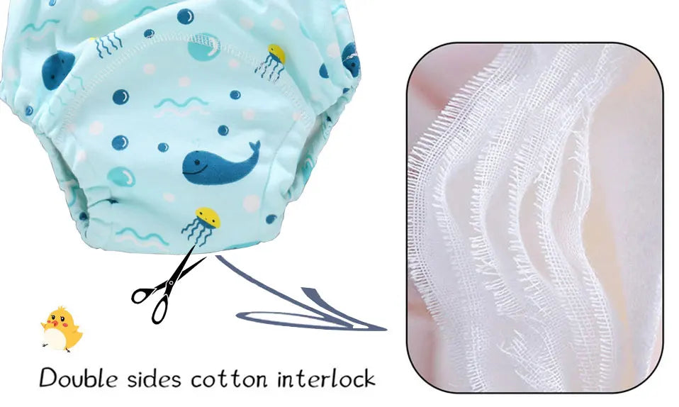Reusable Baby Training Pants Cotton Nappy