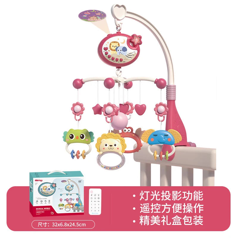 Musical Baby Crib Mobile with Projection & Remote