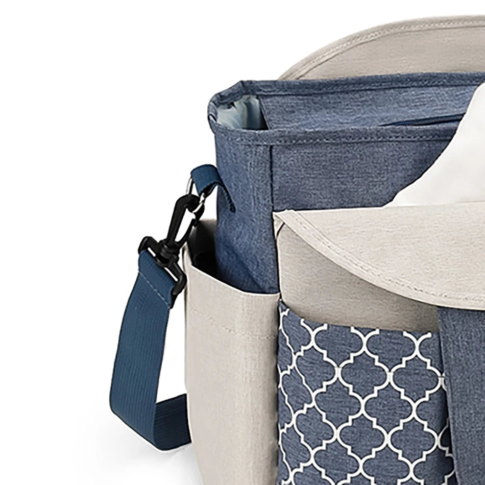 Adjustable Messenger Diaper Bag with Pacifier Holder