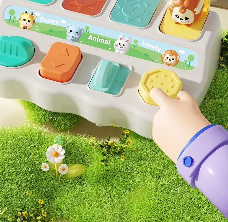 Montessori Pop-Up Animal Learning Toy