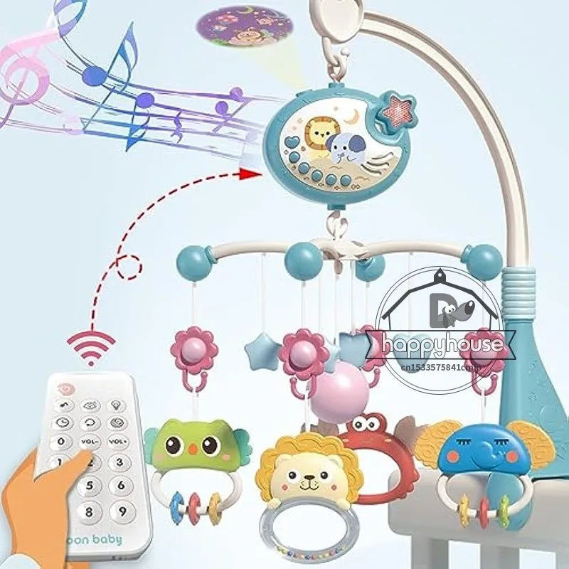 Musical Baby Crib Mobile with Projection & Remote