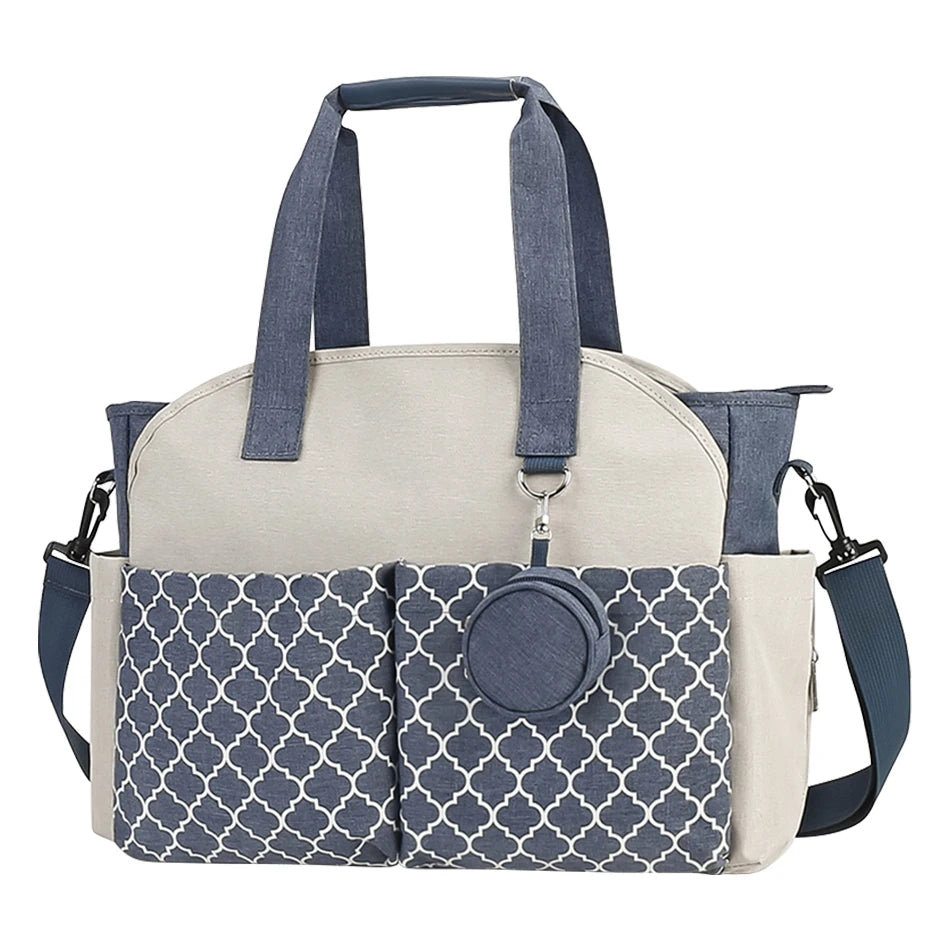 Adjustable Messenger Diaper Bag with Pacifier Holder
