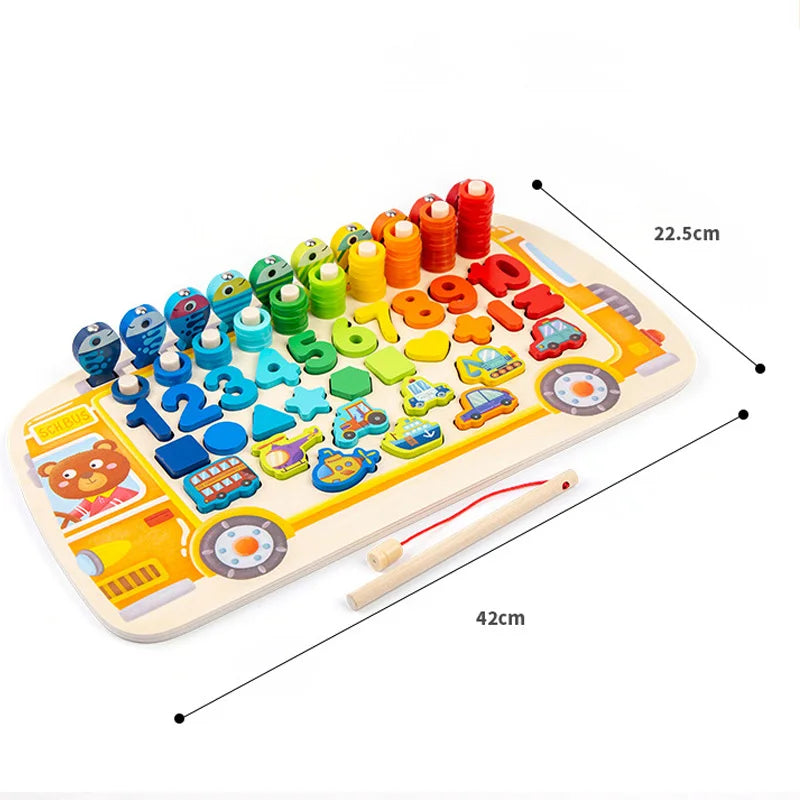 Montessori Wooden Math Puzzle Toy