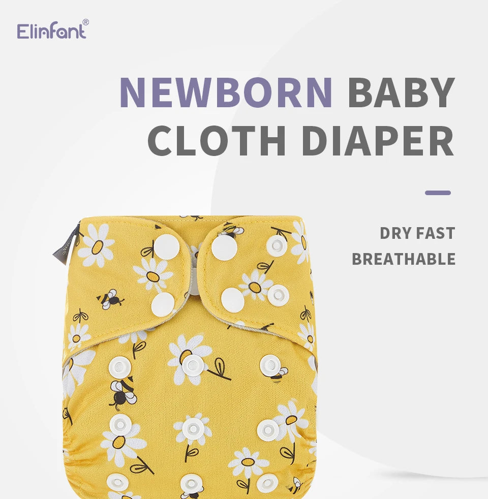 Newborn Suede Adjustable Cloth Diapers