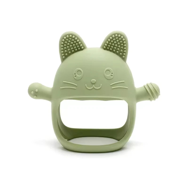 1PC Animal-Shaped Silicone Teething Glove – BPA-Free Baby Toy