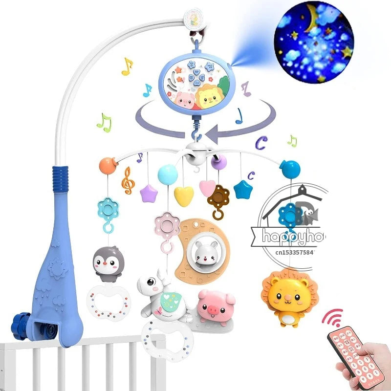 Musical Baby Crib Mobile with Projection & Remote