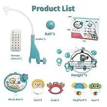 Musical Baby Crib Mobile with Projection & Remote