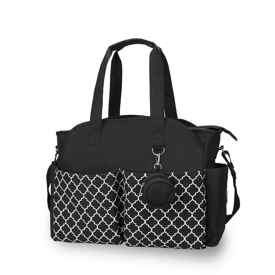 Adjustable Messenger Diaper Bag with Pacifier Holder