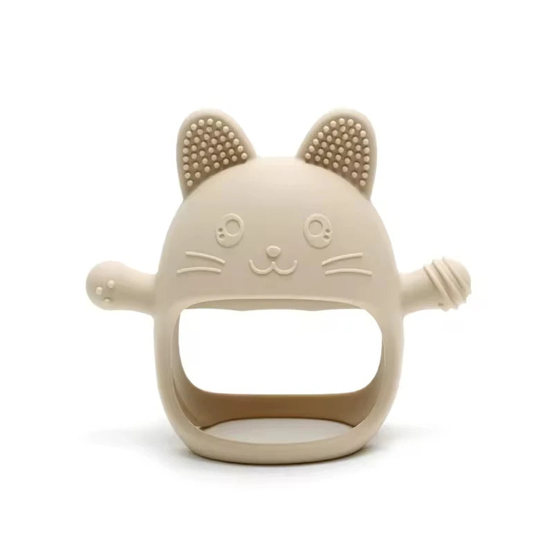 1PC Animal-Shaped Silicone Teething Glove – BPA-Free Baby Toy
