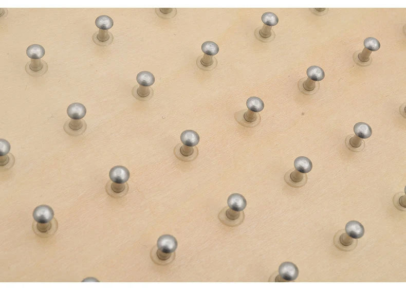 Montessori Rubber Tie Nail Board Toy