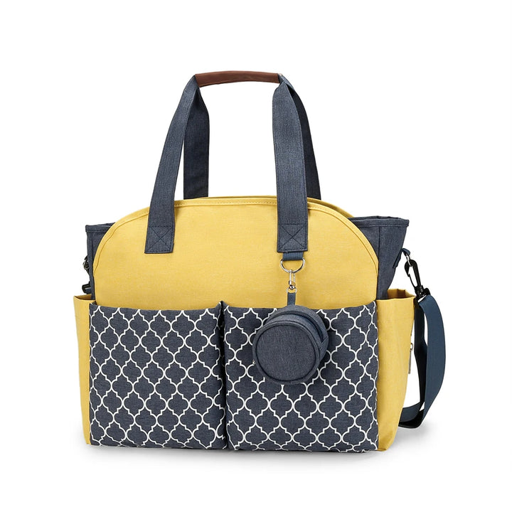 Adjustable Messenger Diaper Bag with Pacifier Holder