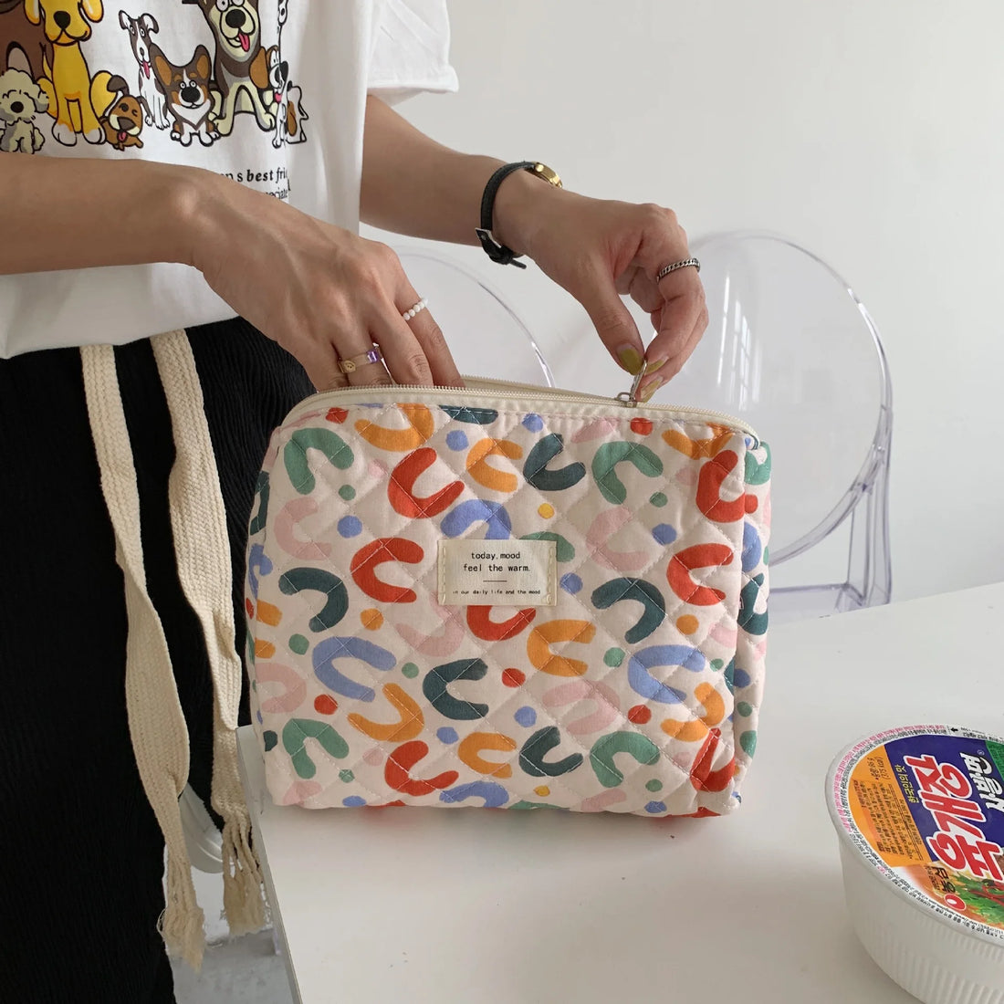Cartoon Print Baby Diaper Bag