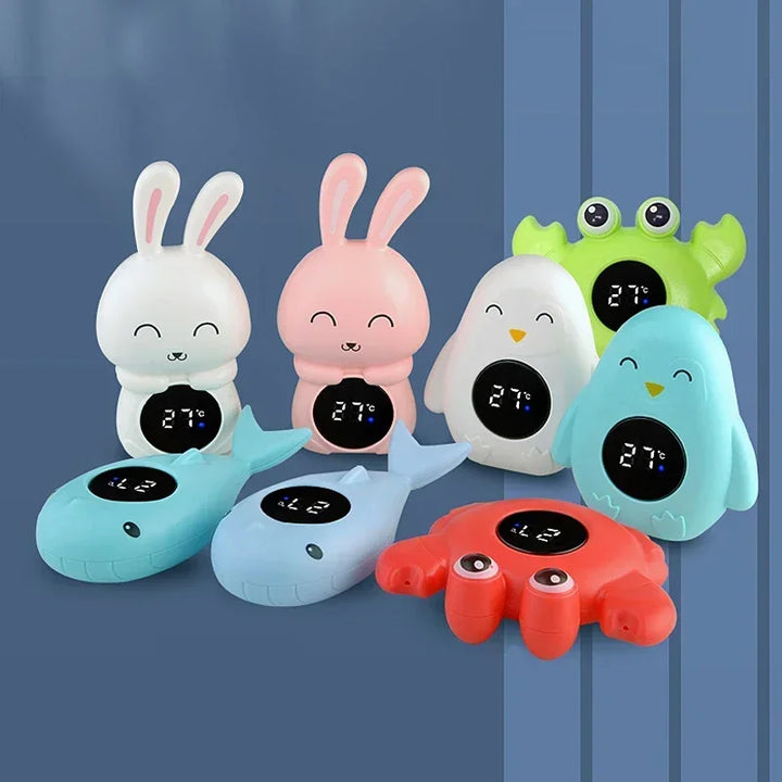 Floating Digital Baby Bath Thermometer – LED Display & Cartoon Design